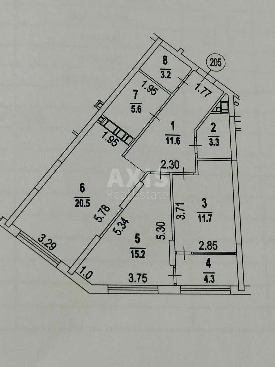 2к квартира наб. Днепровская 15К6999113