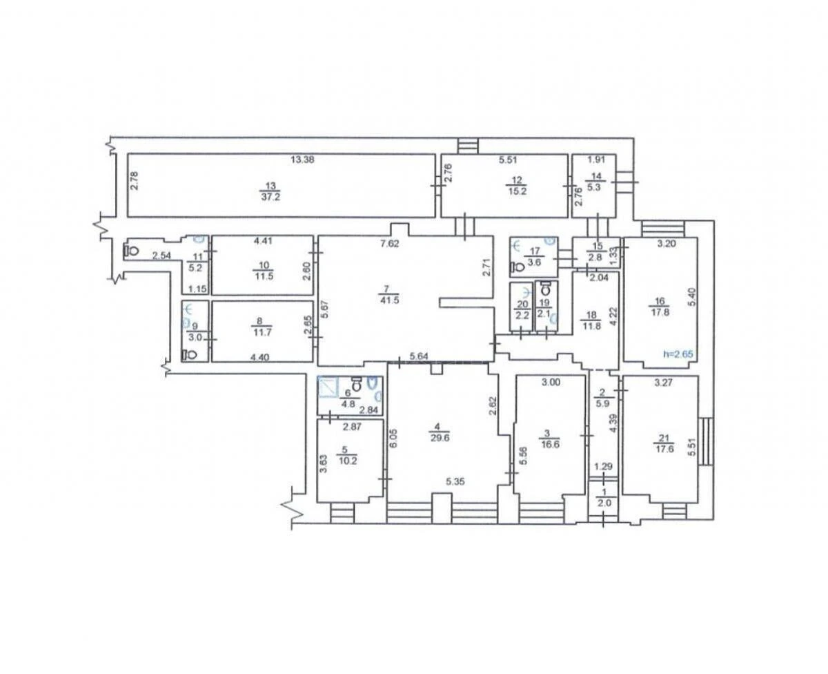 Trade object prov. Delegats'kyj 3, 257m2625983
