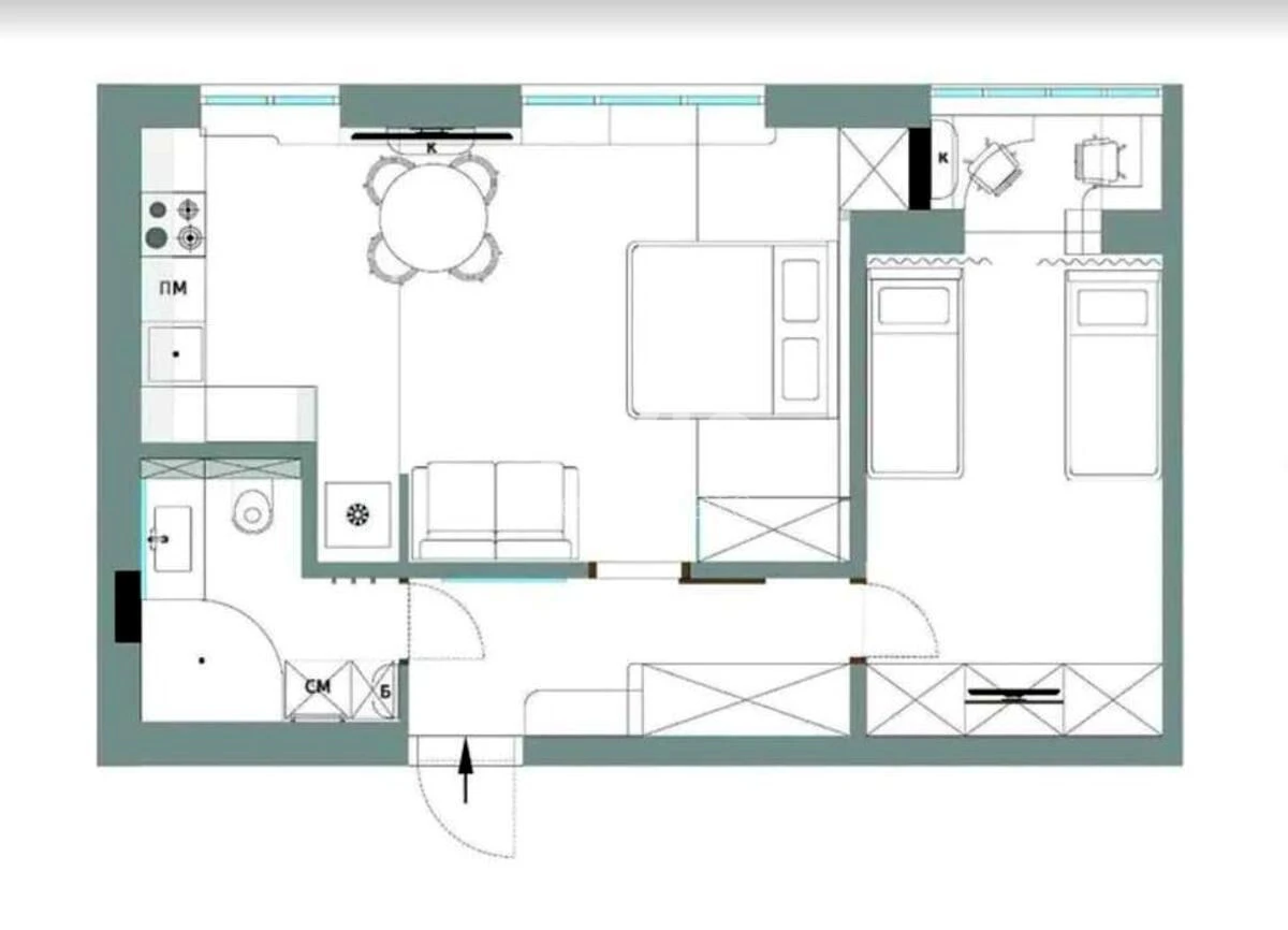 2k apartment vul. Heroyiv Polku «Azov» 256446911