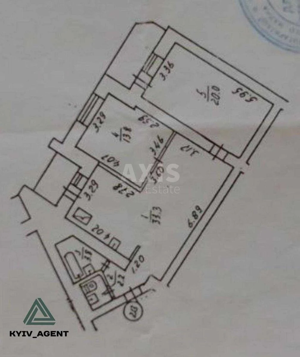 3k apartment vul. Vyshnjakivs'ka 96289910