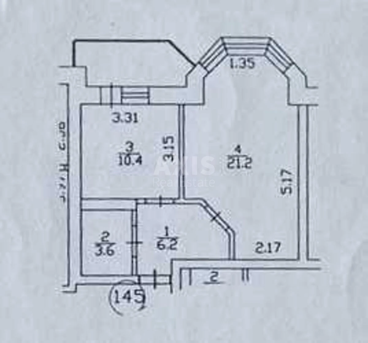 1k apartment vul. Ahmatovoi' Anny 35А707058
