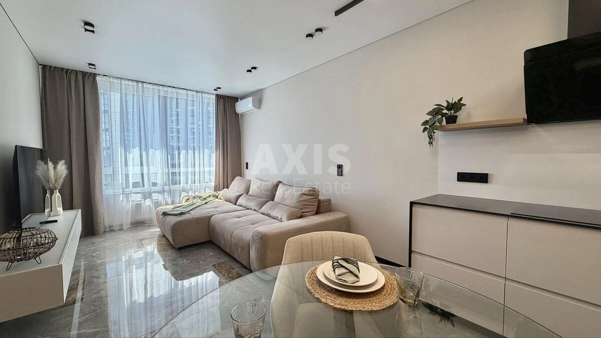 1k apartment nab. Dniprovs'ka 15Ж693082