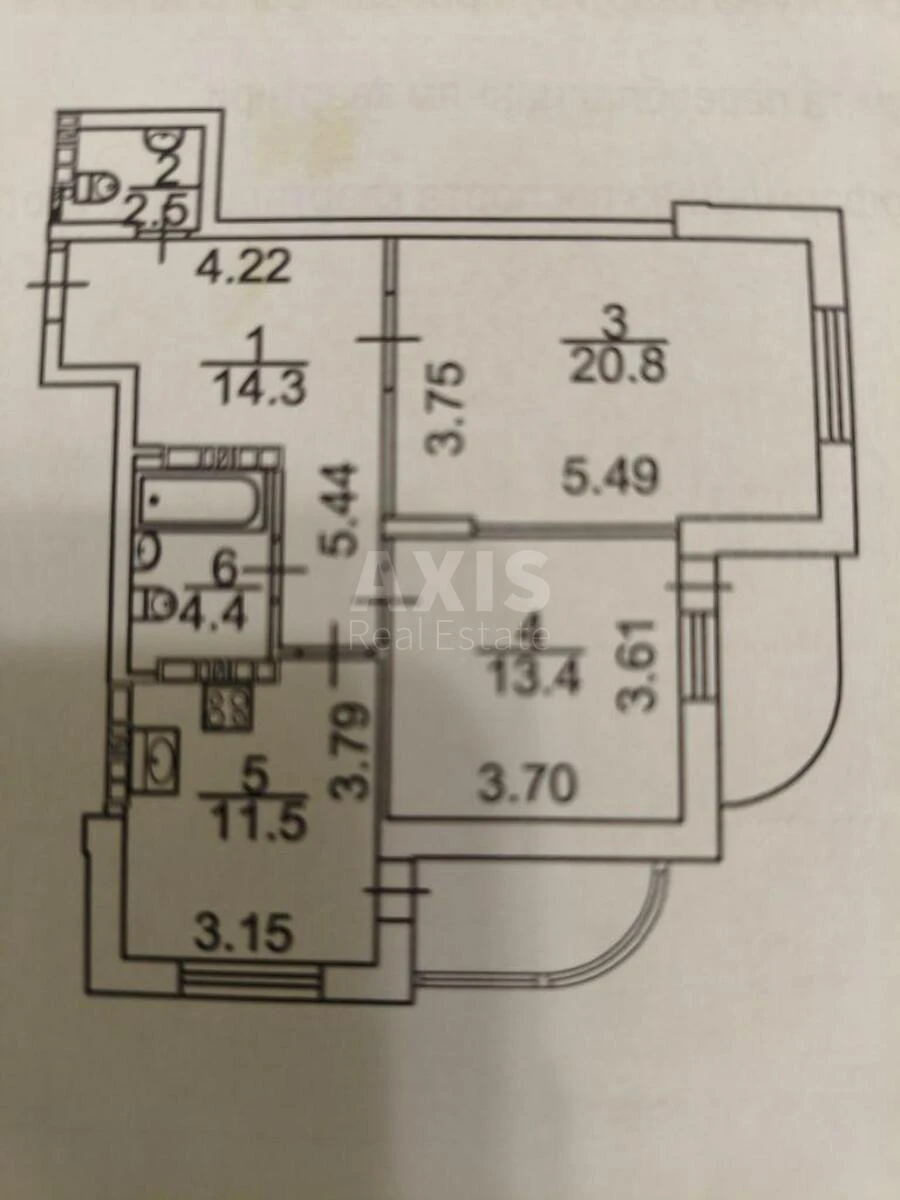 2к квартира ул. Петра Калнышевского 7643373