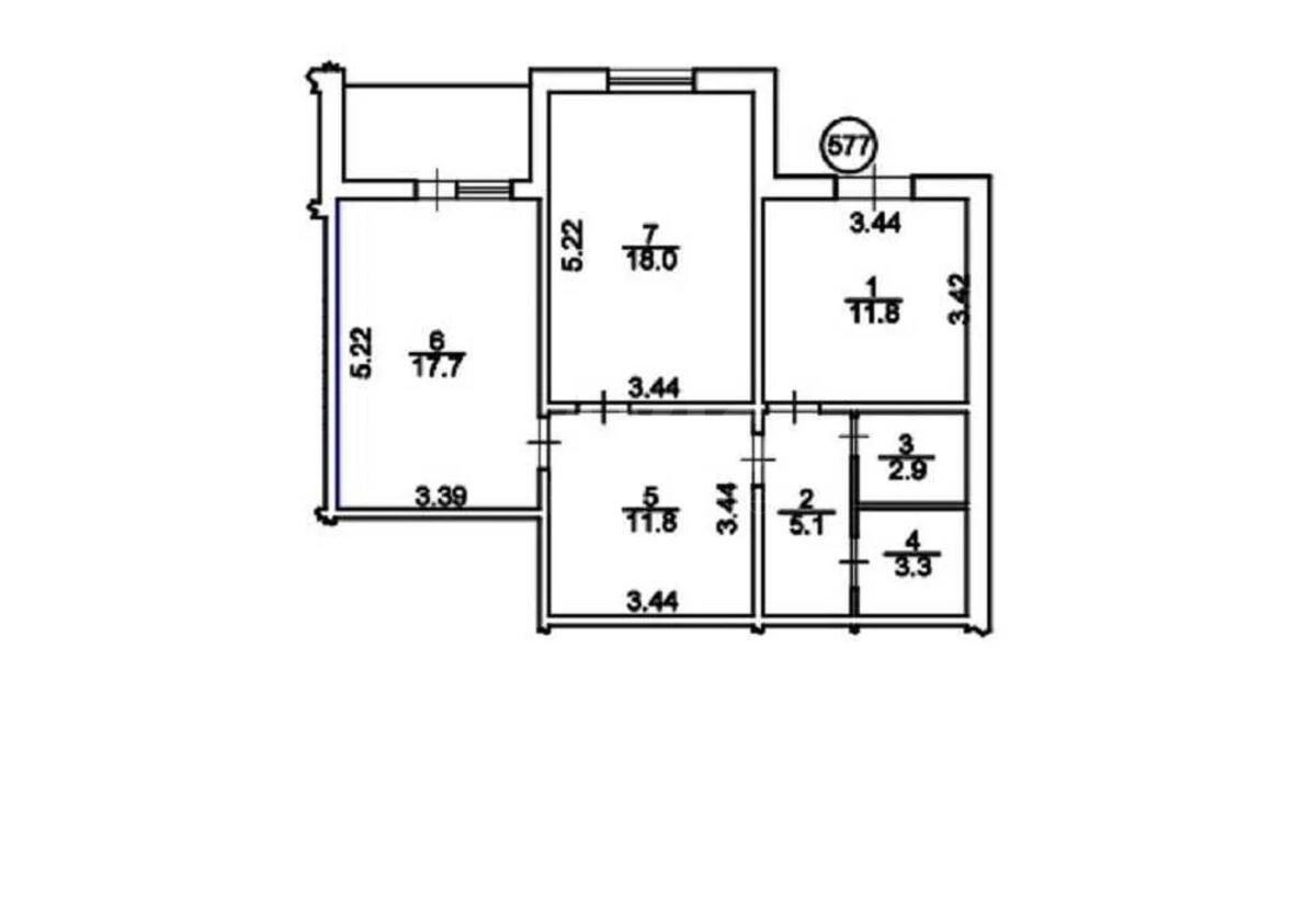 Office vul. Revuc'kogo 54, 73m2671455