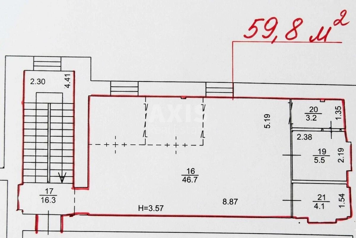 Офис ул. Крещатик 27А, 89м2686622