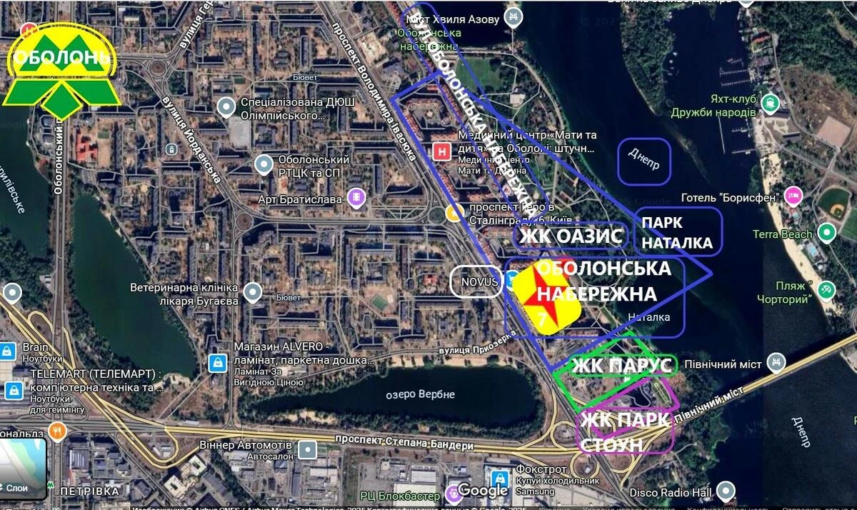 Офис ул. Оболонская набережная 7, 69м26665619