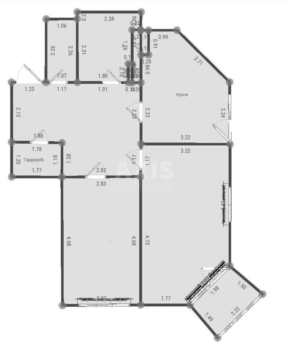 2k apartment vul. Bakyns'ka 37Д7082822