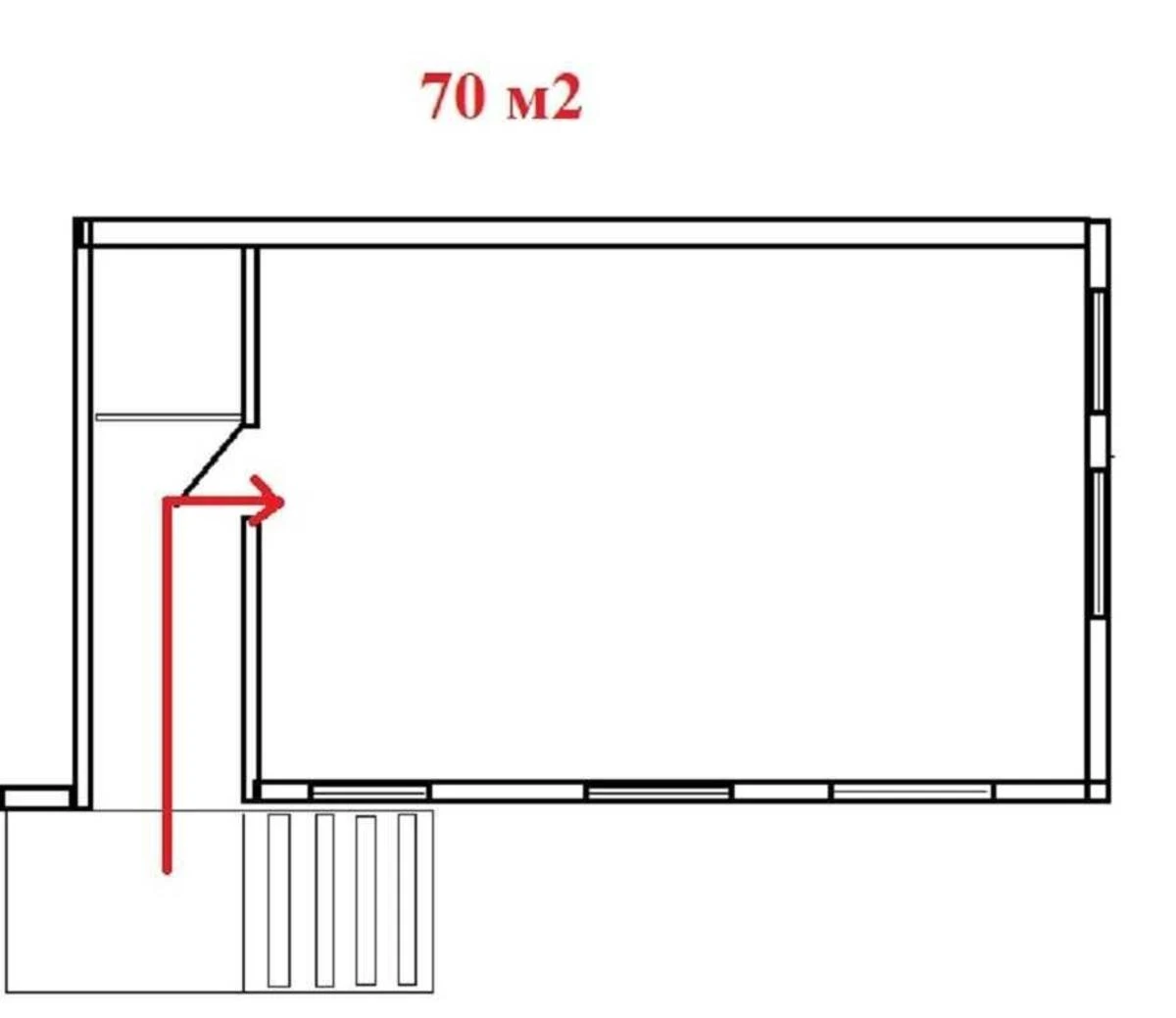 Office vul. Kostjantynivs'ka 2A, 70m2719365
