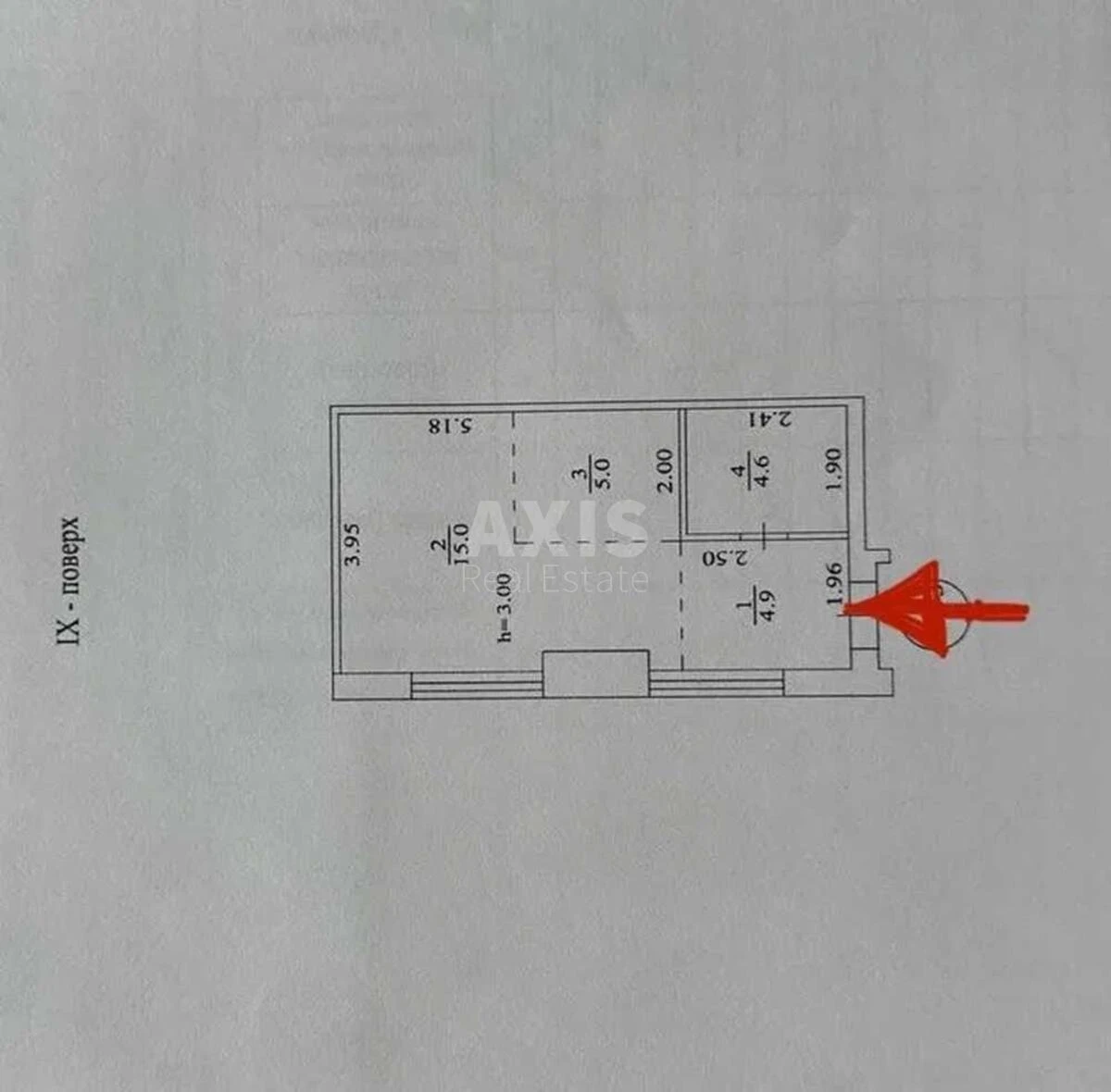 1k apartment vul. Jevgena Konoval'cja 36Е657304