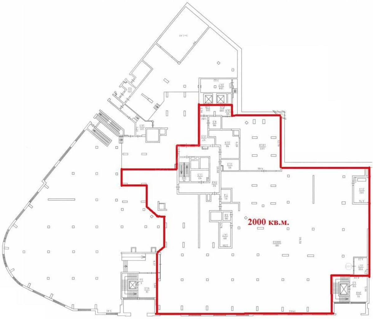 Office vul. Glybochyc'ka 32В, 2000m2661932