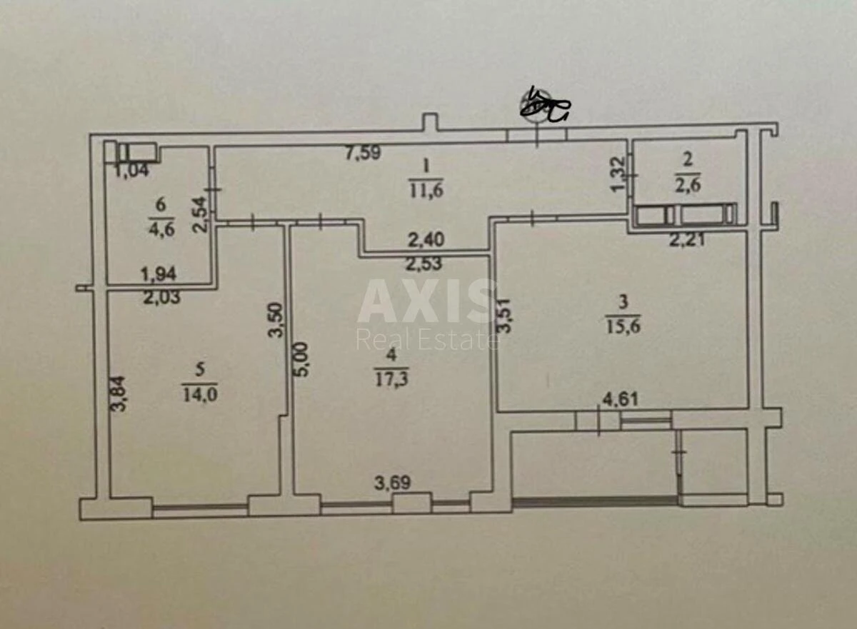 2k apartment vul. Kanal'na 8640259