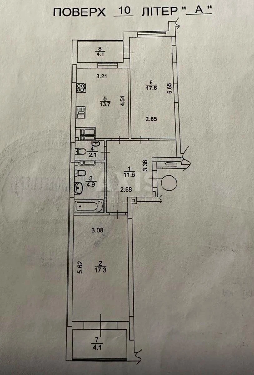 2k apartment vul. Kudrjavs'ka 24А6581911