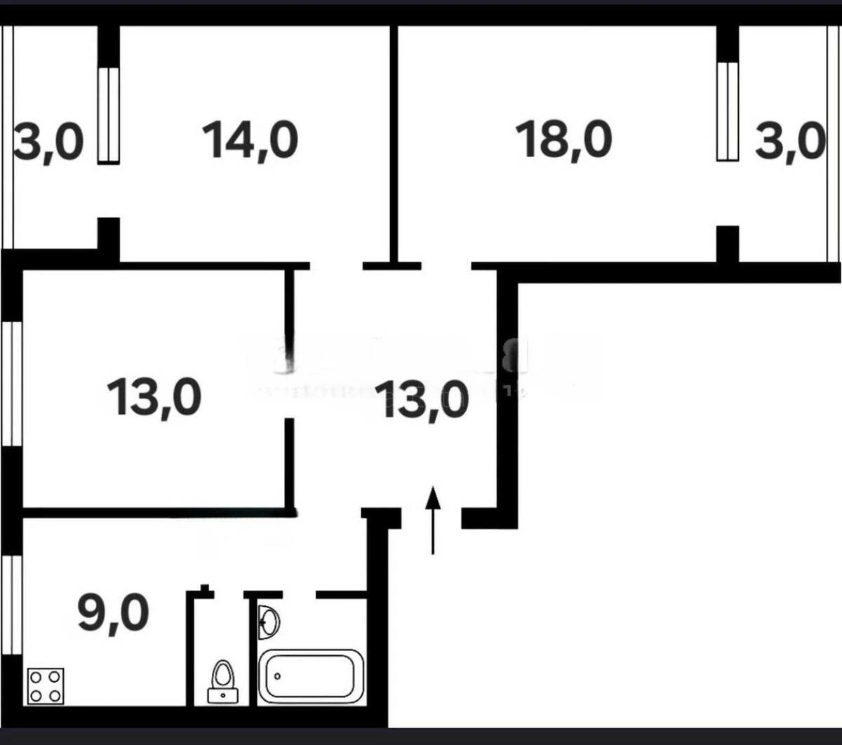 3k apartment vul. Ronalda Reyhana 30А6238712