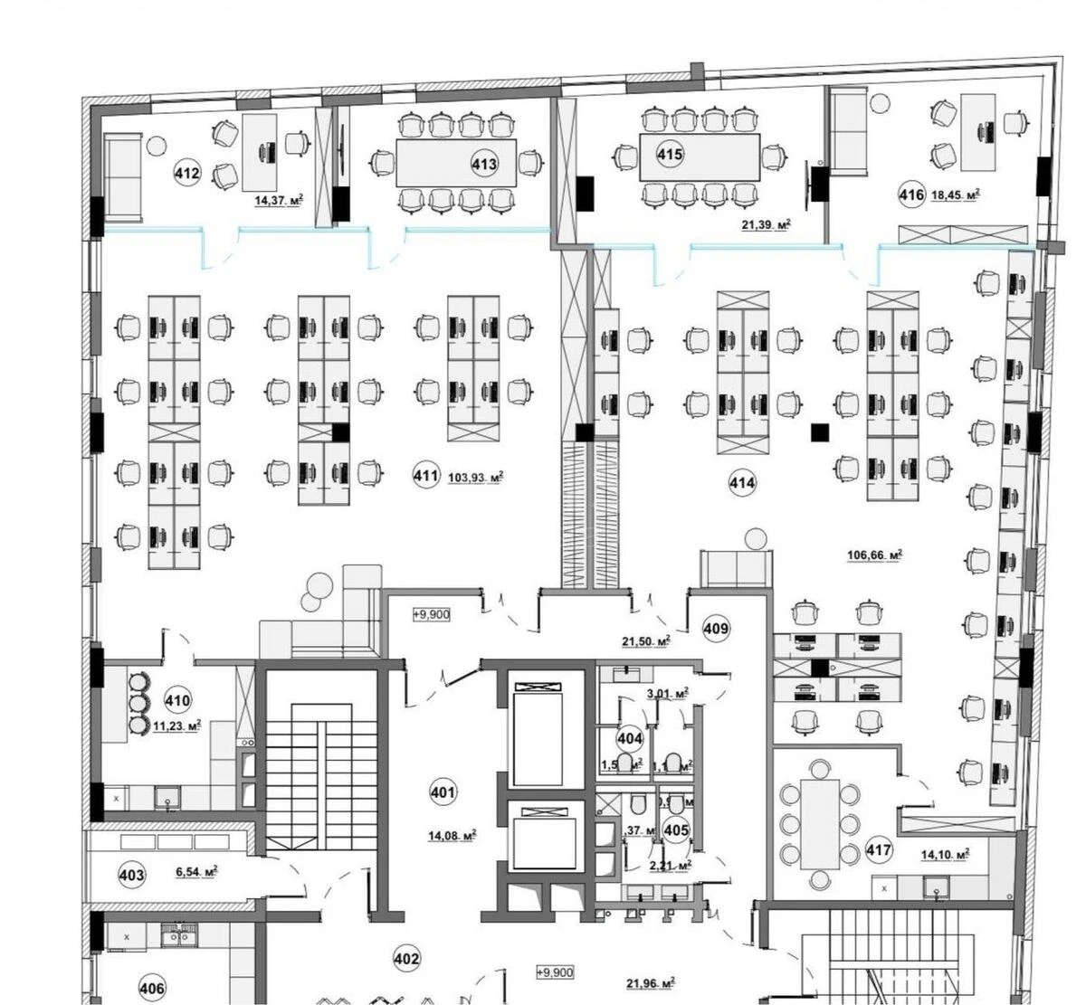 Office vul. Krasylivs'ka 9, 413m2691681