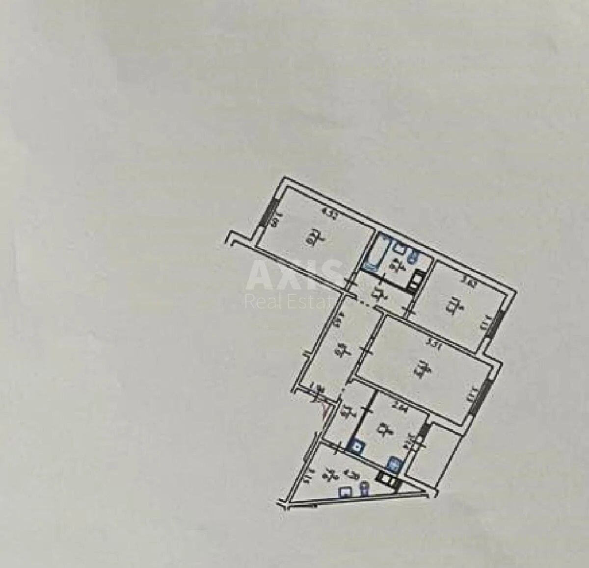 3k apartment vul. Mezhova 23Б6395411