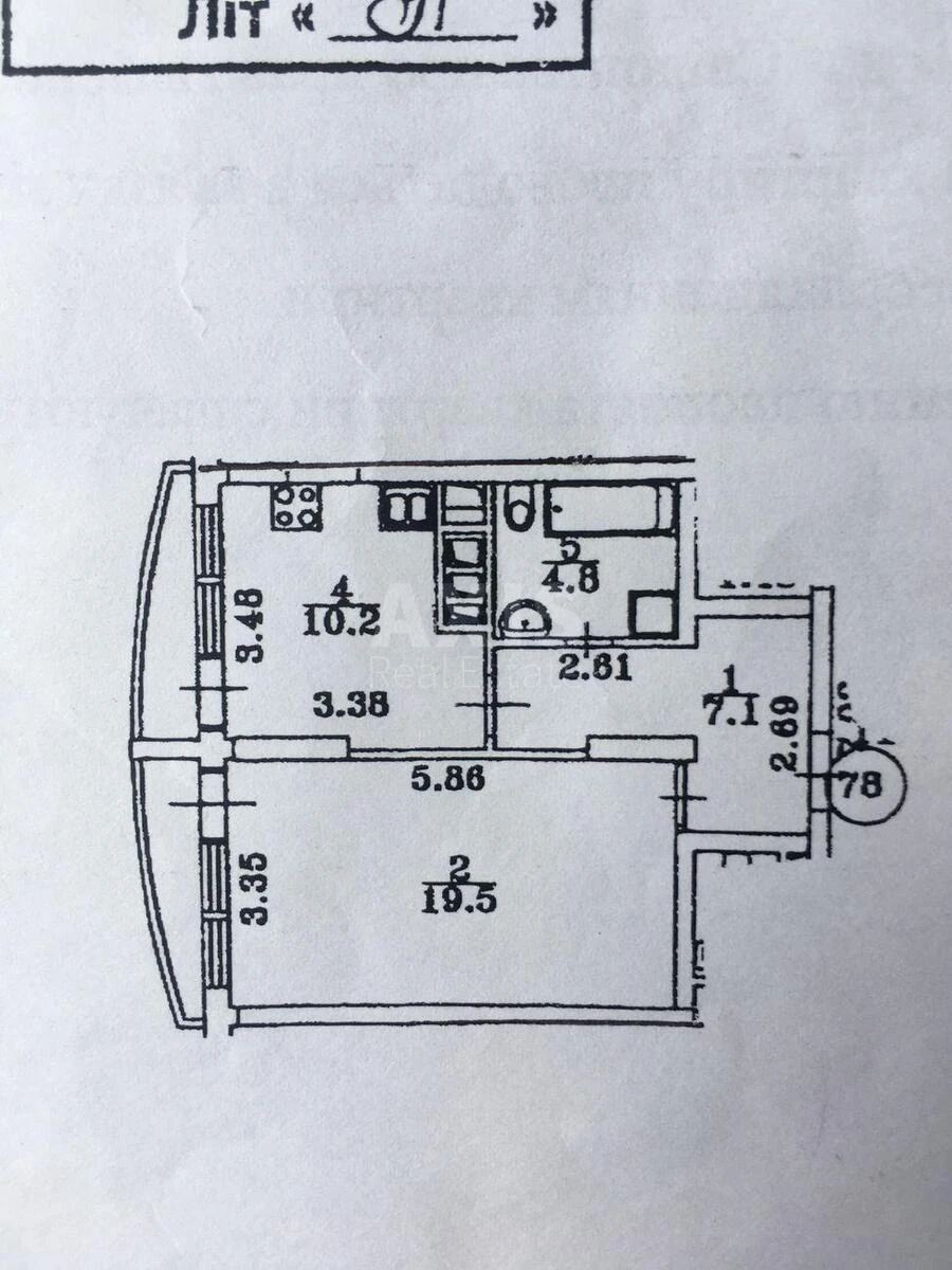 1k apartment vul. Dmytrivs'ka 806744314
