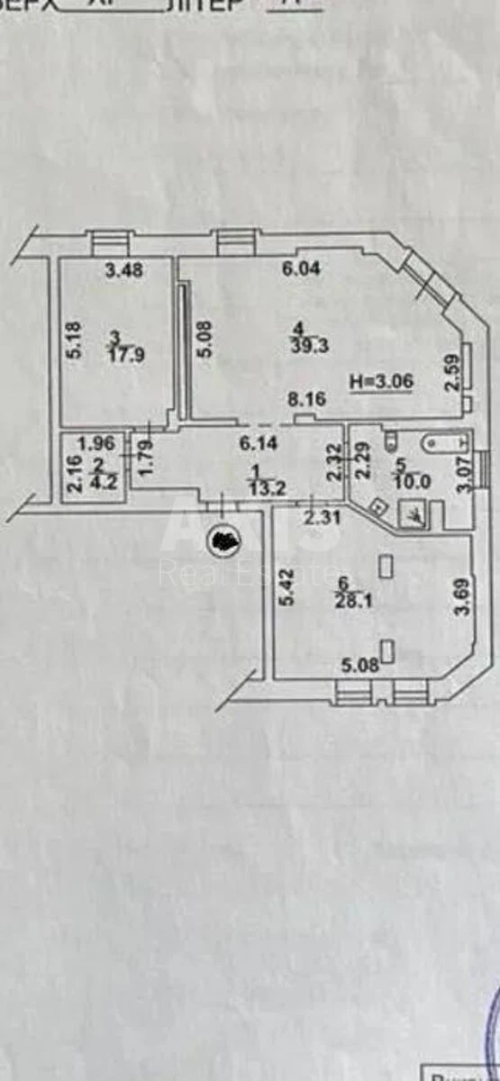3к квартира пер. Лабораторный 7648089