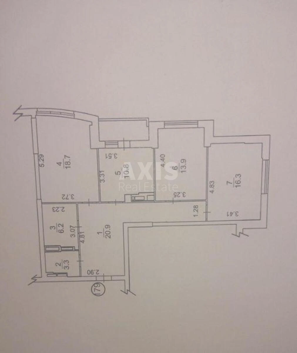 3k apartment prov. Motornyj 9А6601515