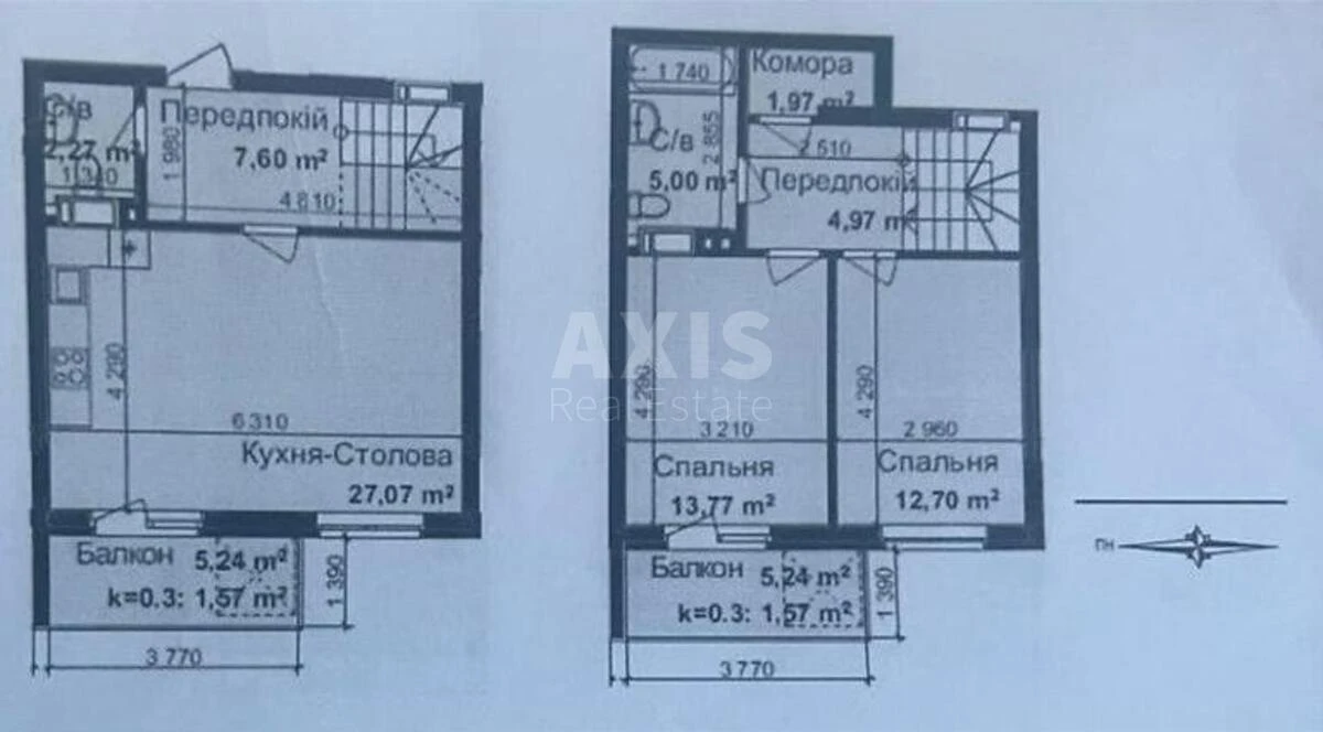 3k apartment vul. Zabolotnogo Akademika 148В711424