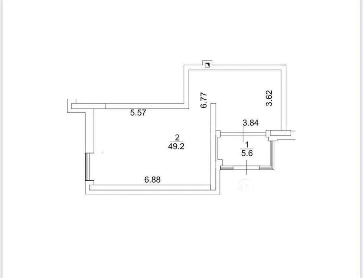 Service object vul. Zvirynec'ka 72, 55m2682870
