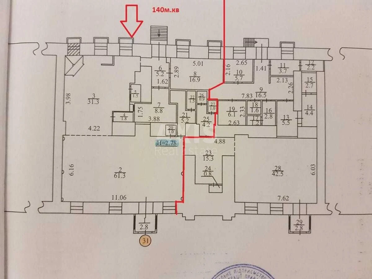 Trade object vul. Saksagans'kogo 112, 140m26723612