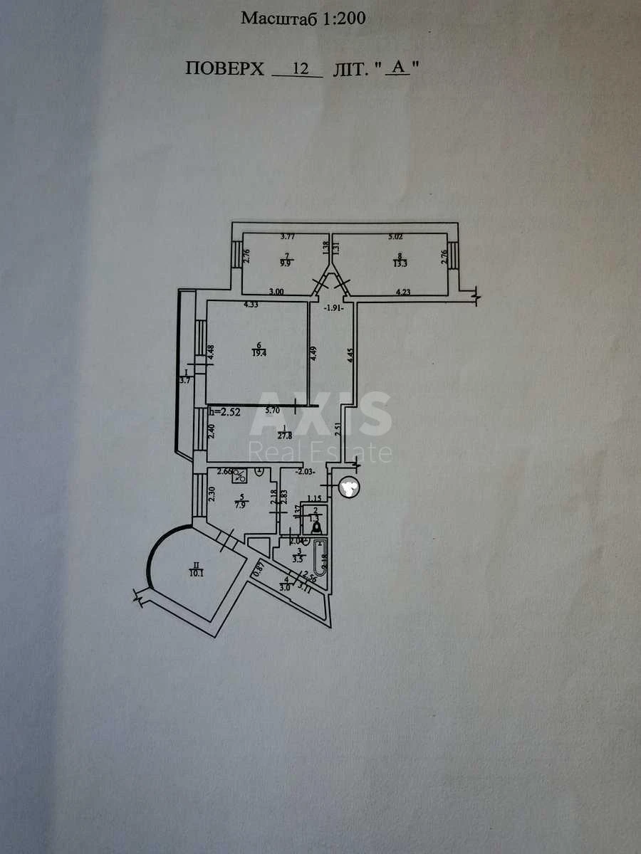 3k apartment vul. Levka Lukyanenka 13А7150619