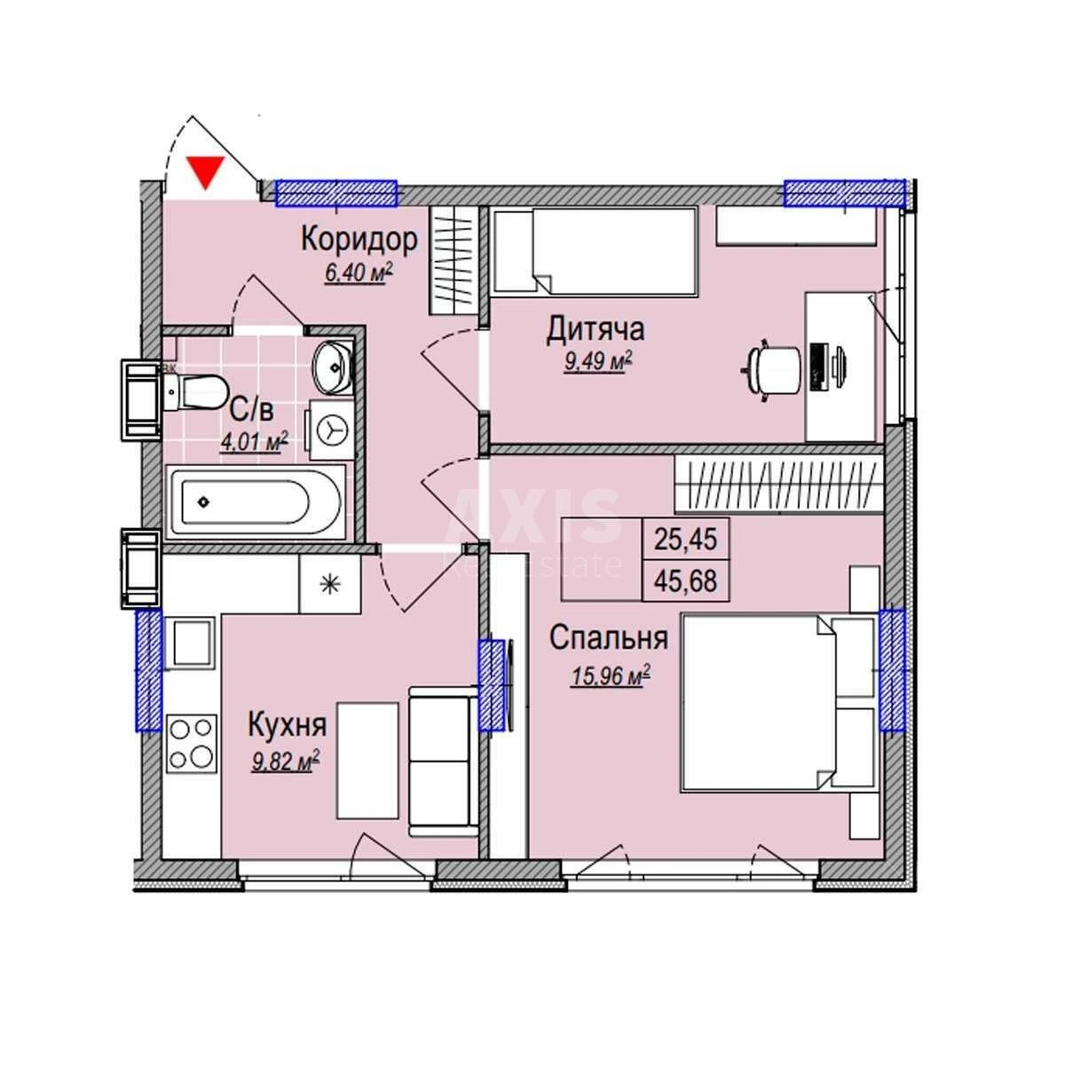 2к квартира ул. Каменская 127707943