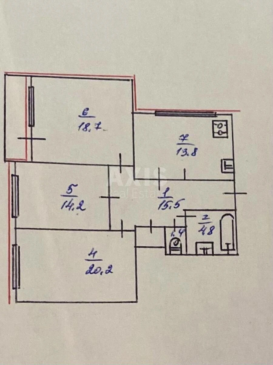 3k apartment vul. Grushevs'kogo Myhajla 34А6690817