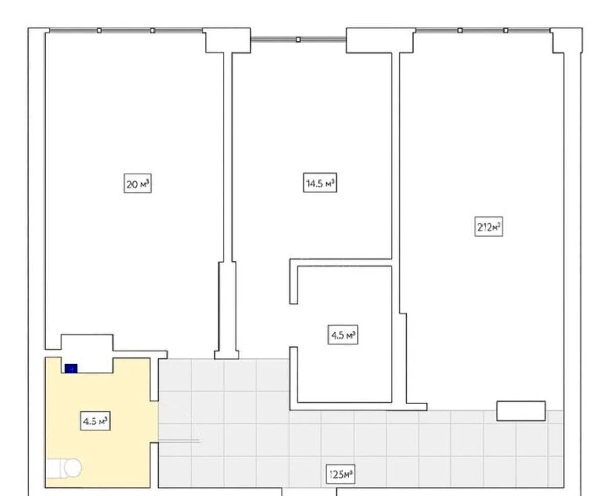 3k apartment vul. Glybochyc'ka 13/6631799