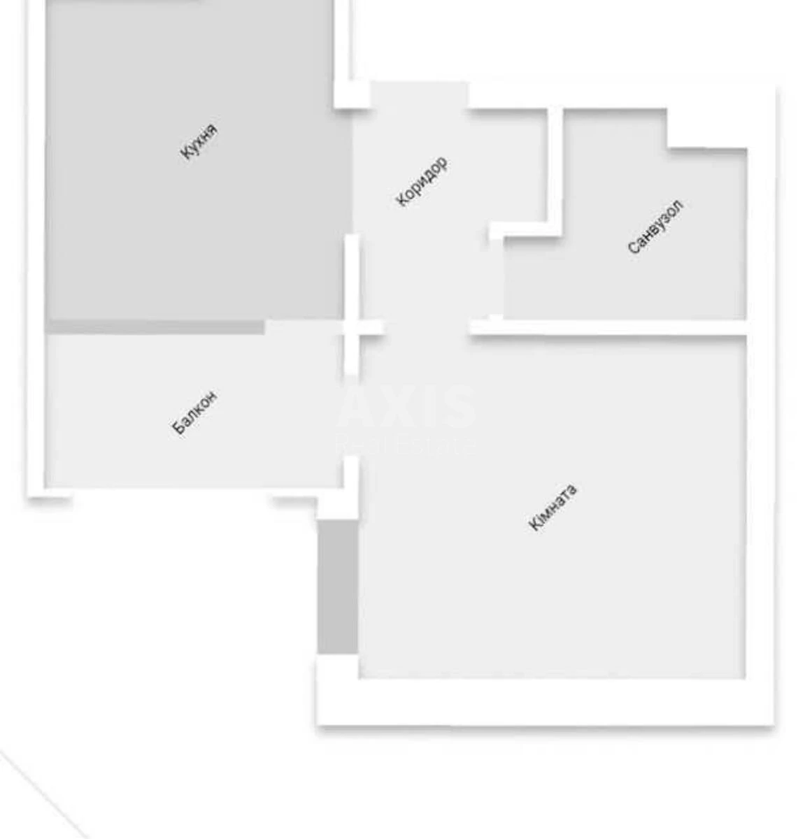 1k apartment nab. Dniprovs'ka 18693494