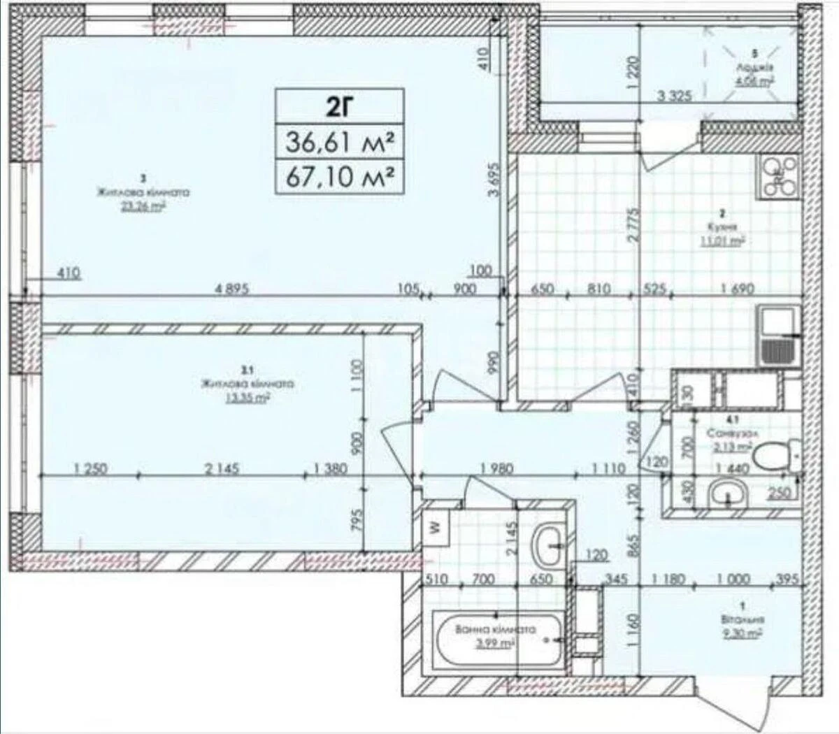 2k apartment vul. Avtozavods'ka 72Б7068021
