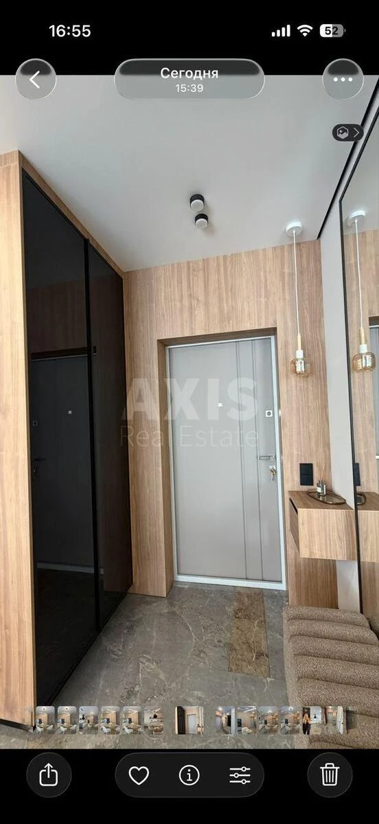 1k apartment nab. Dniprovs'ka 15Ж6930822