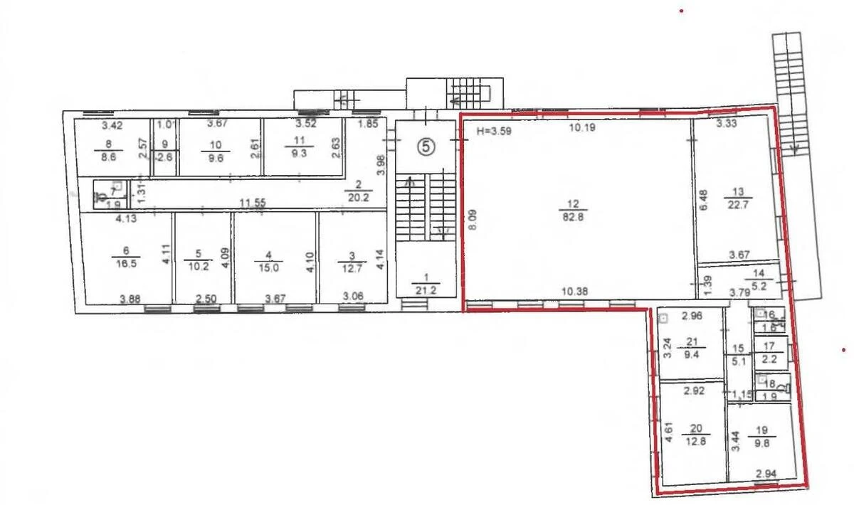 Офис ул. Крещатик 44В, 160м26615912