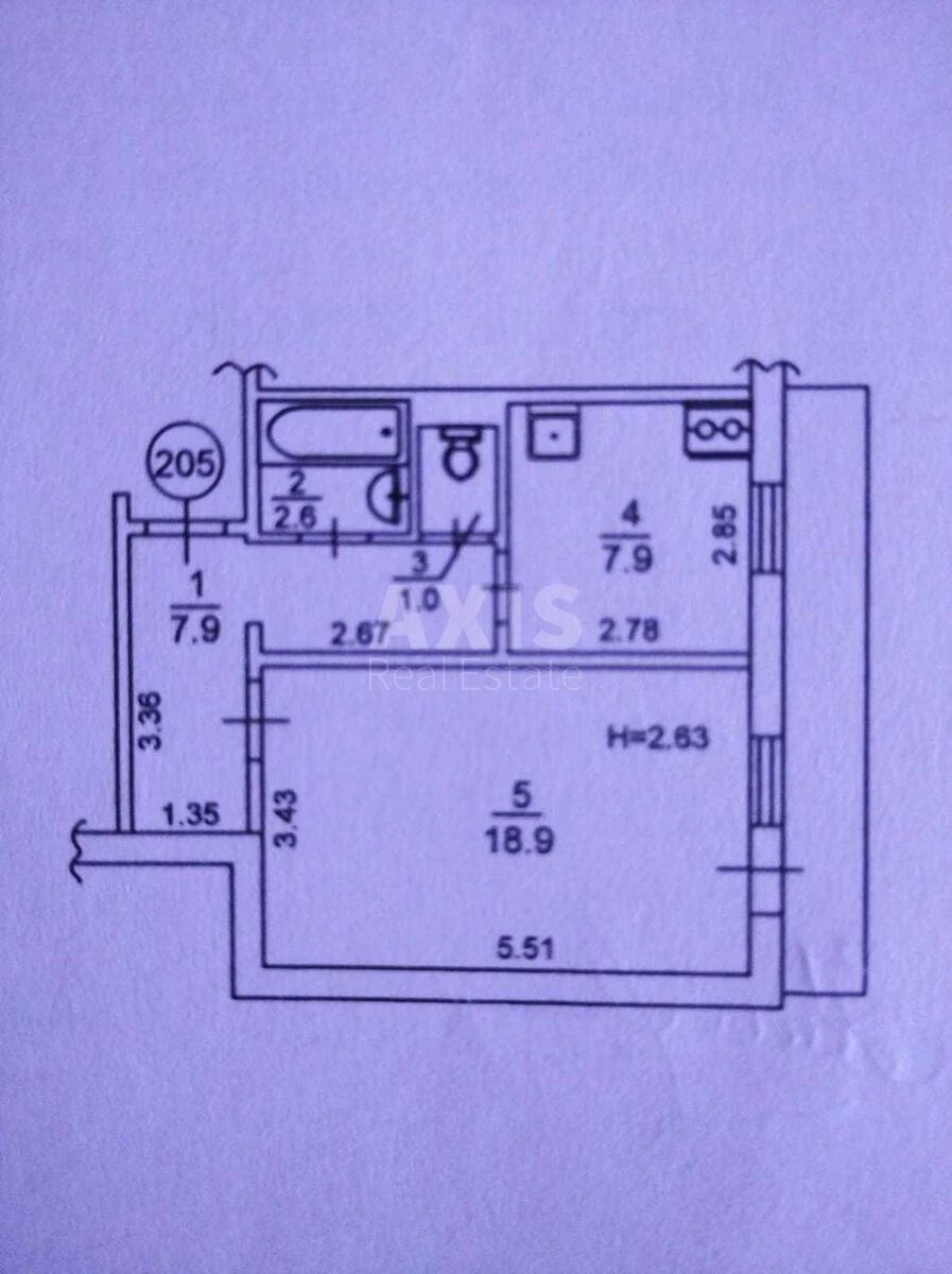 1k apartment vul. Myloslavs'ka 39/48695578