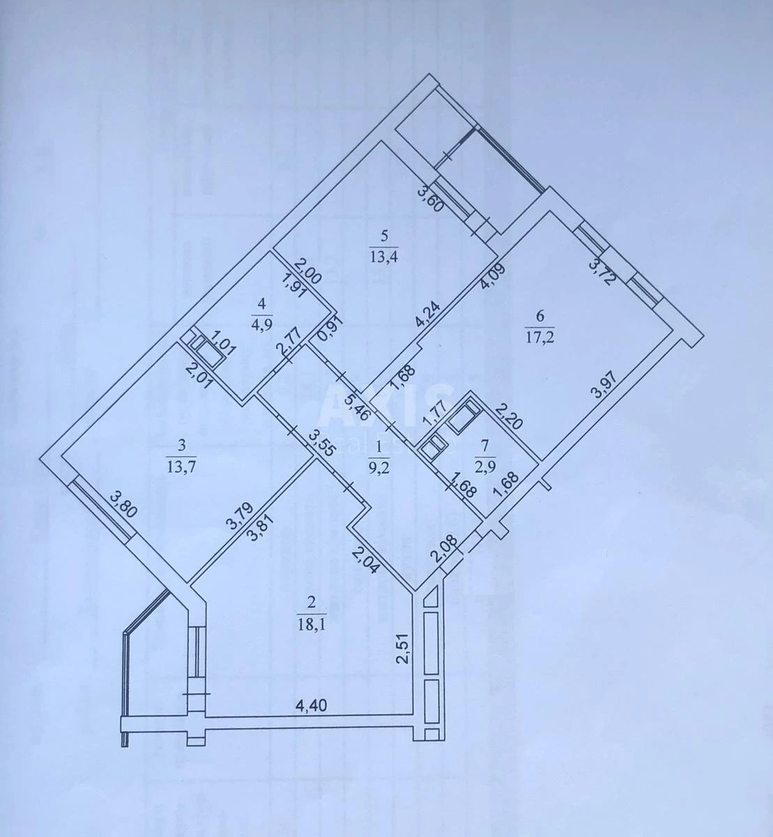 3к квартира ул. Канальная 8622804