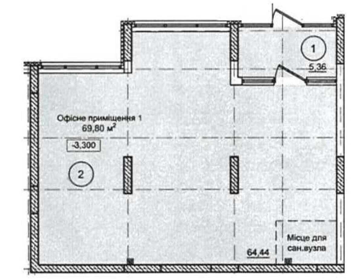 Trade object vul. Myhajla Maksymovycha 32, 69m2635270