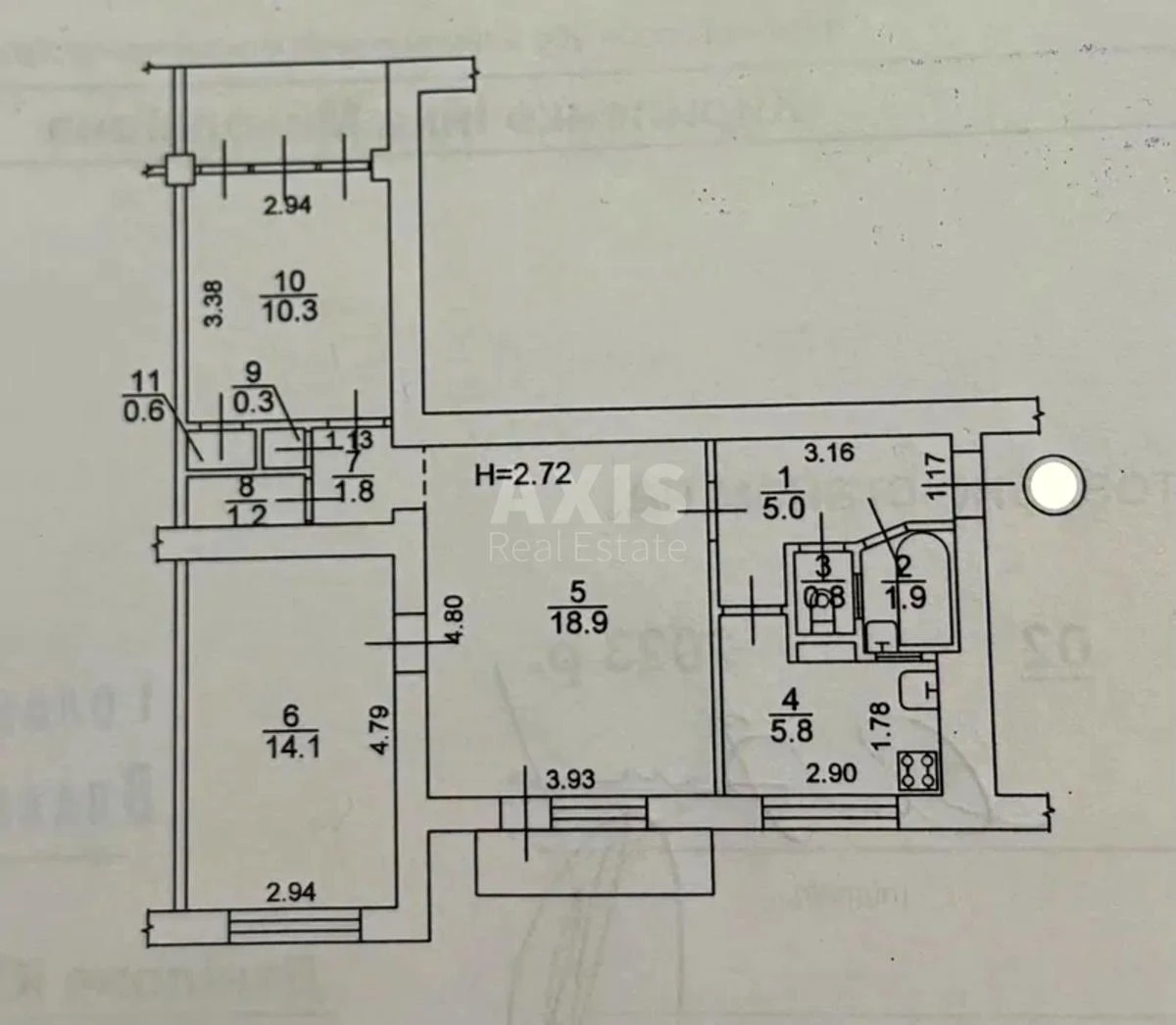 2k apartment prov. Lavrs'kyj 4А640105