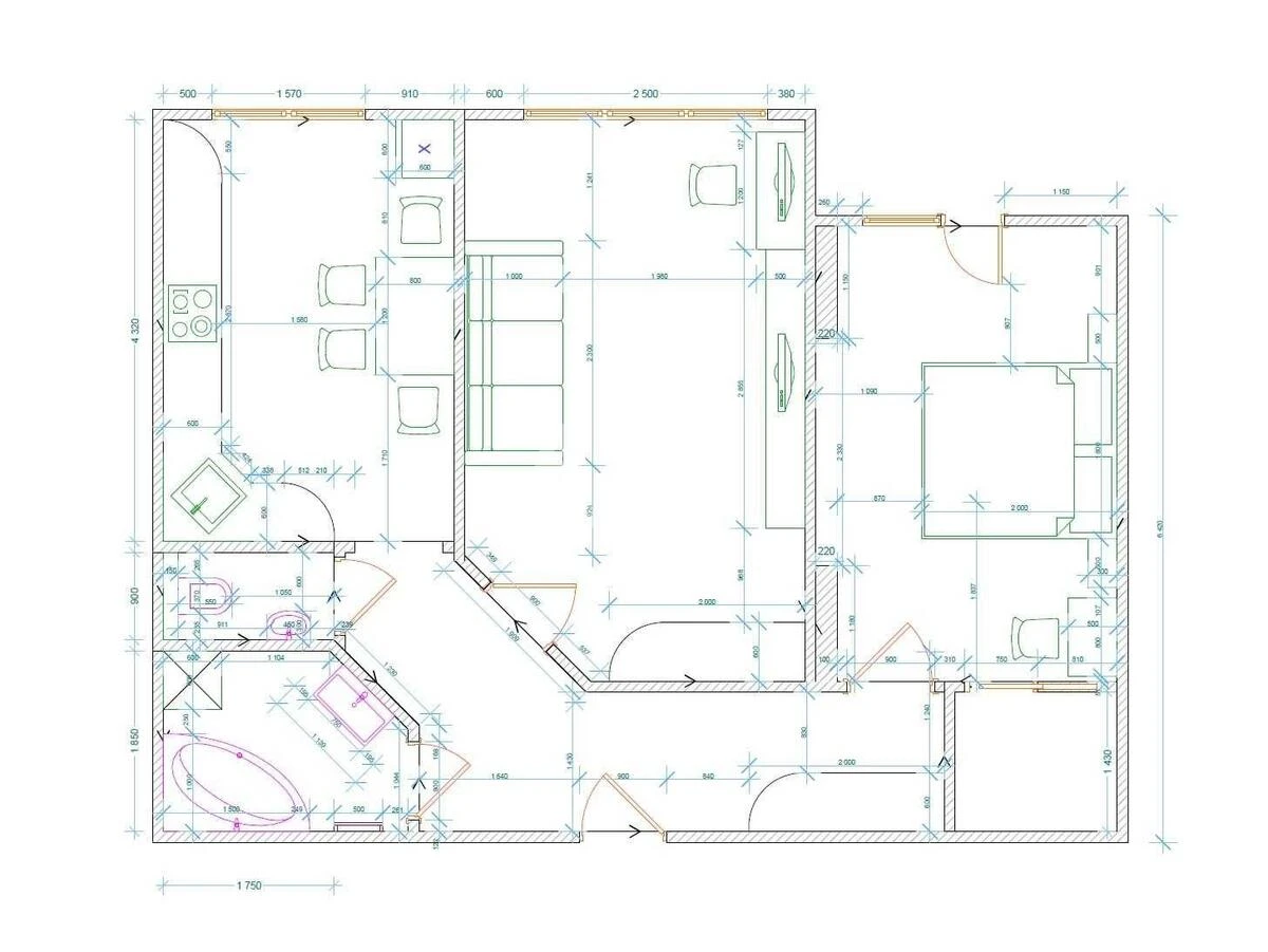 2k apartment vul. Borshhagivs'ka 152А6418314