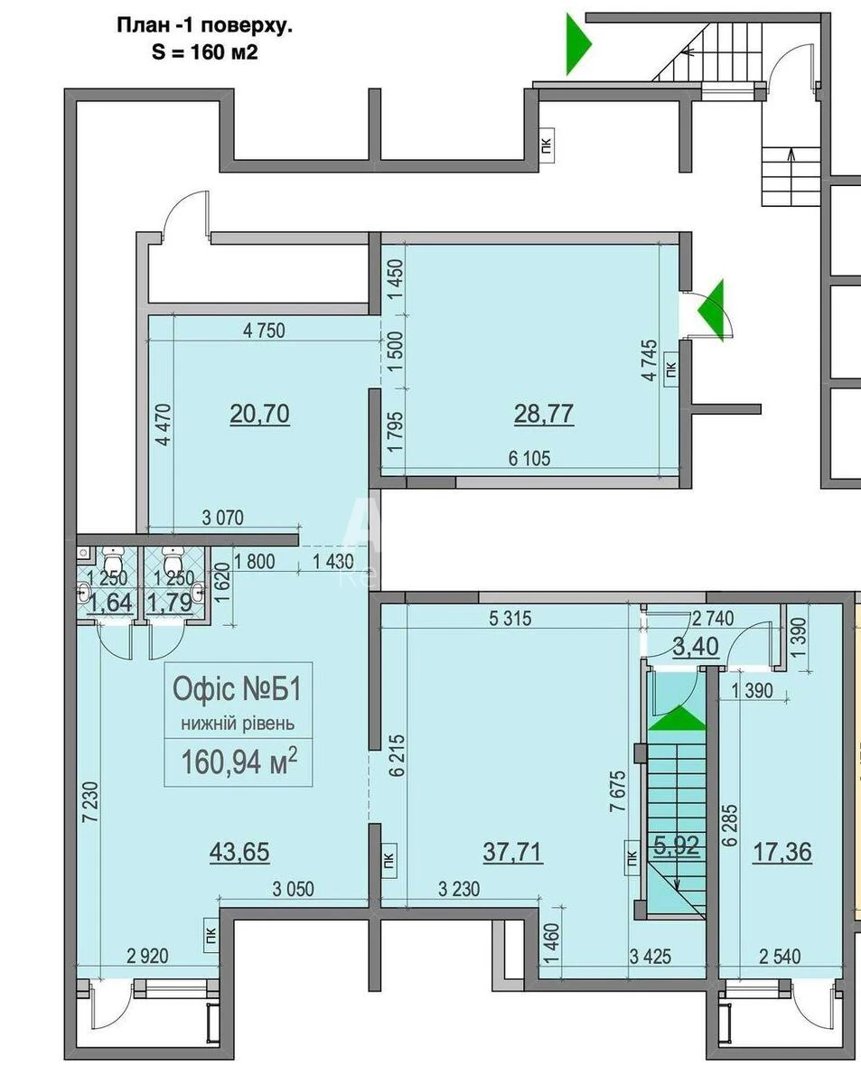 Trade object vul. Sverstjuka Jevgena 4, 210m25742911