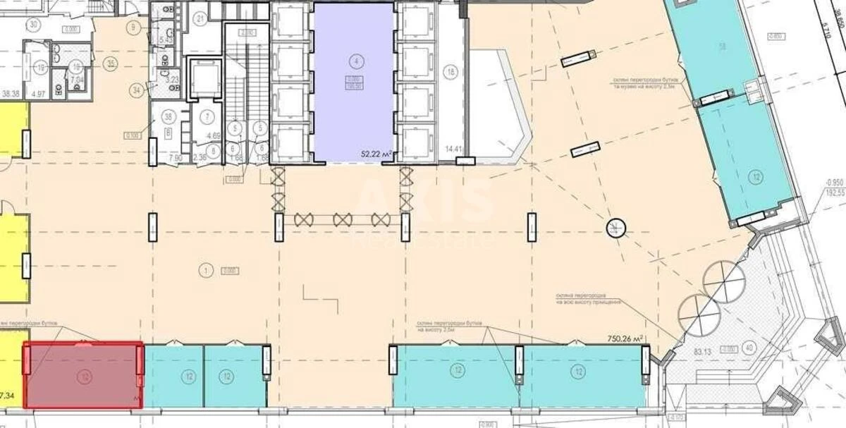 Office vul. Knyaziv Ostrozkykh 32/2, 30m2660971