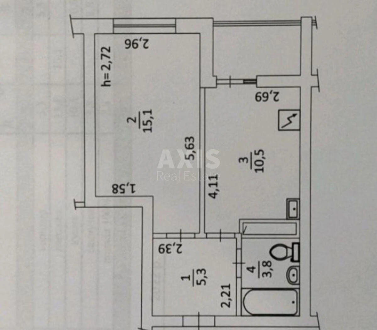 1k apartment vul. Berezhans'ka 15656903