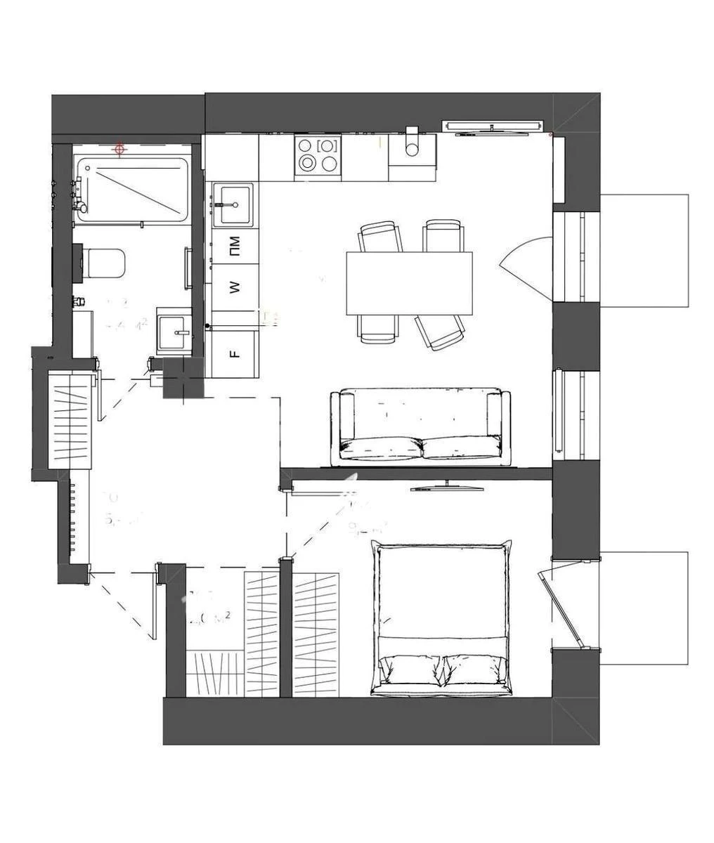 1k apartment vul. Shovkovychna 236682613