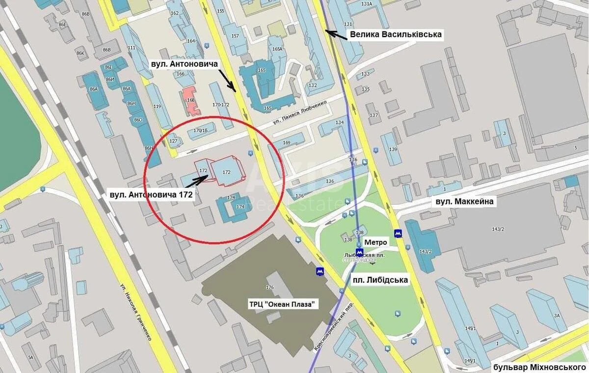 Office vul. Antonovycha 172, 65m26629619