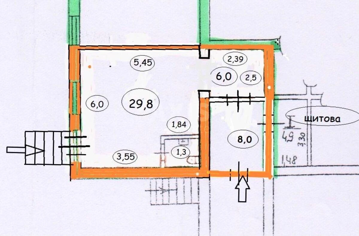 Объект торговли ул. Закревского Николая 51/2, 37м2670742