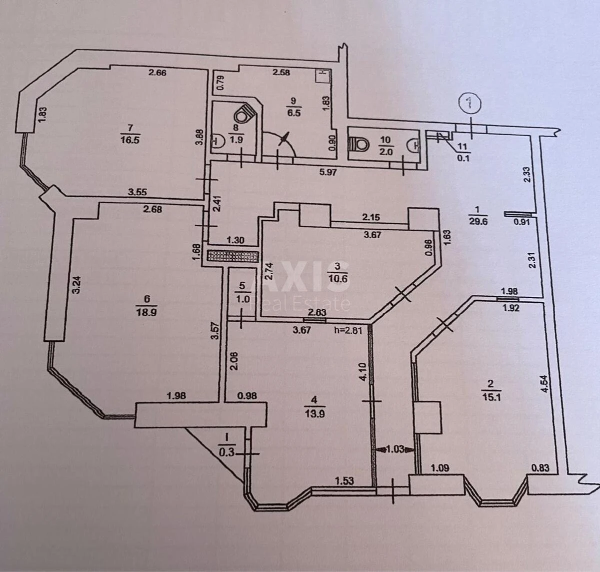 Office uzv. Klovs'kyj 5, 116m26078512