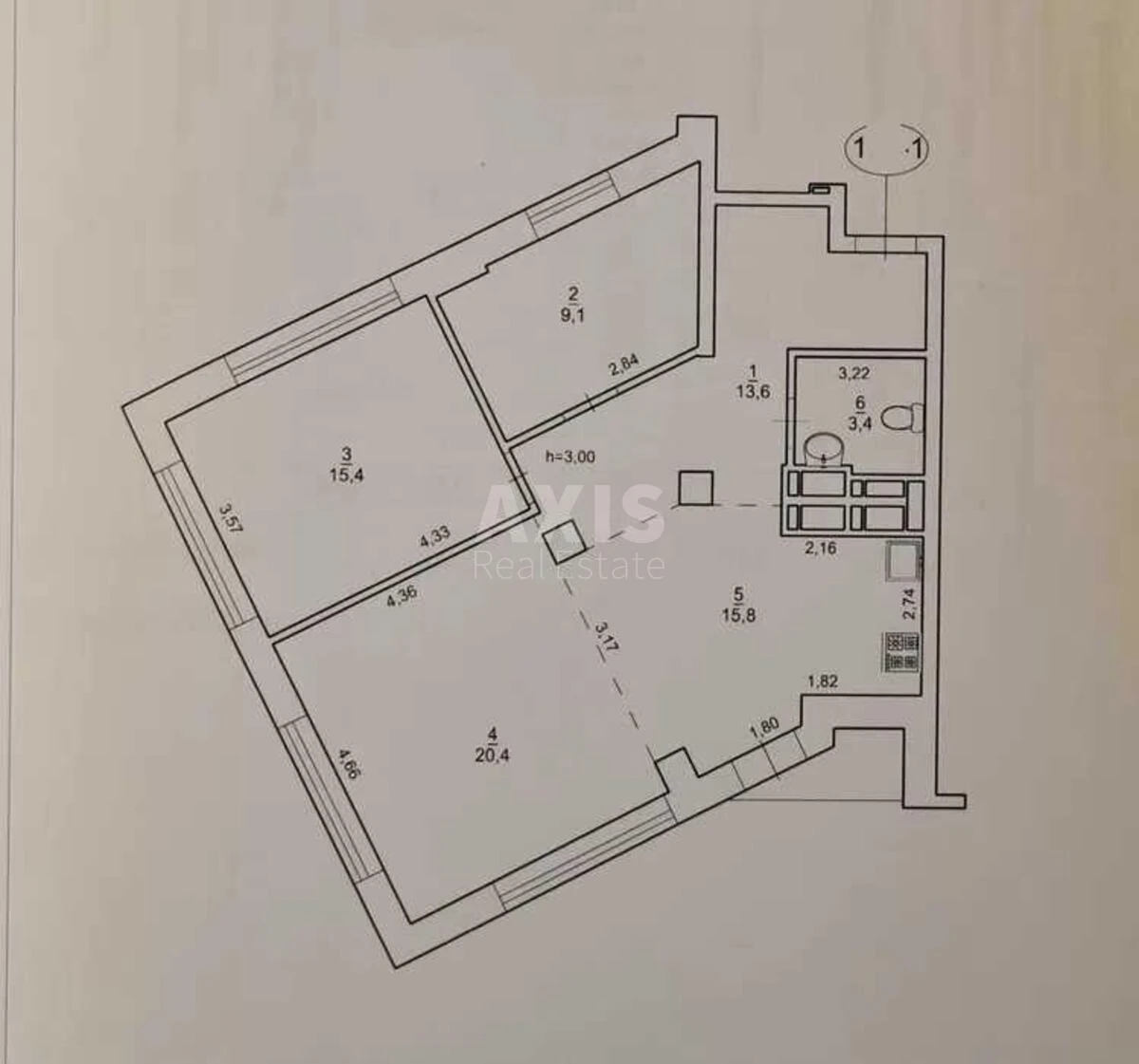 3k apartment vul. Mykhayla Boychuka 41649157