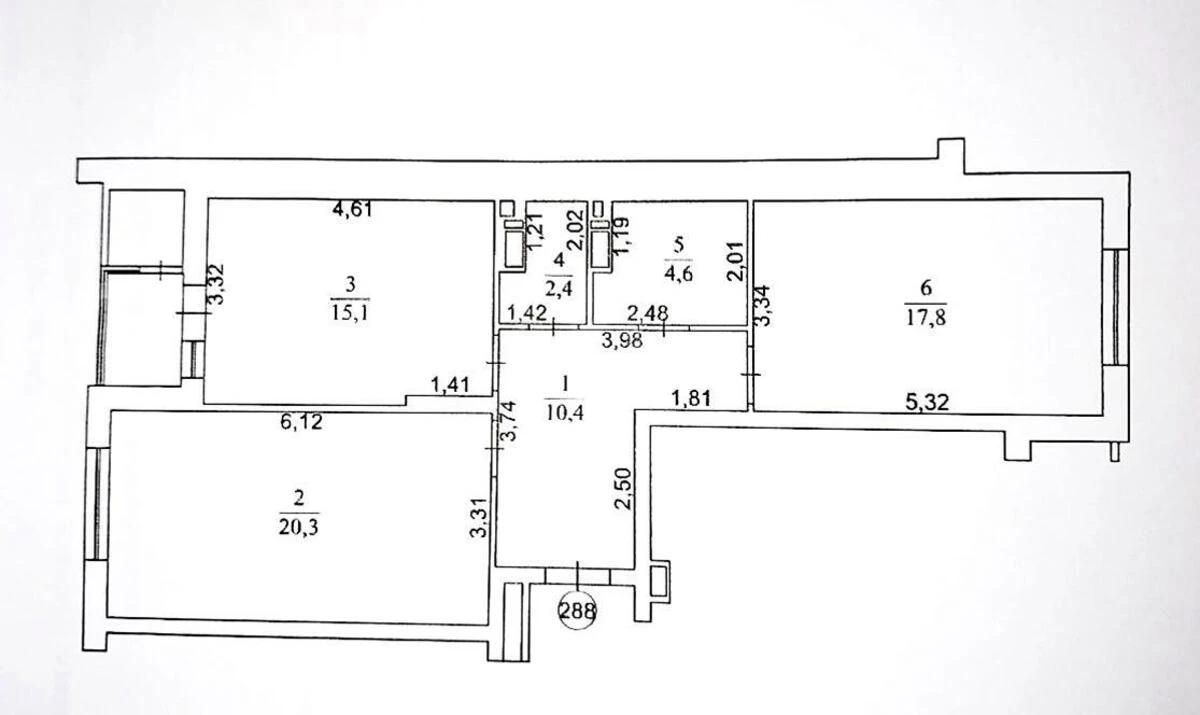 2k apartment vul. Grechka Marshala 10Л671704