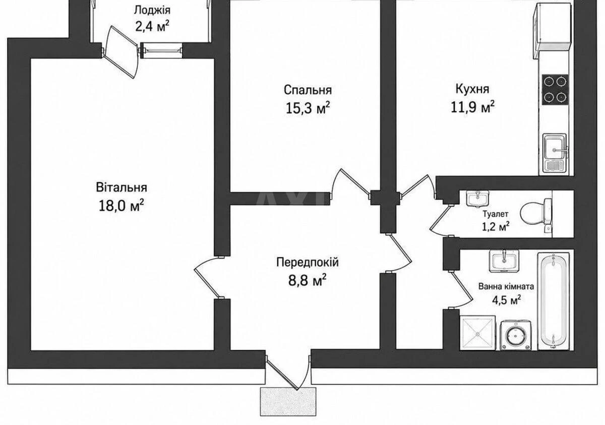 2к квартира ул. Вишняковская 13Б718139