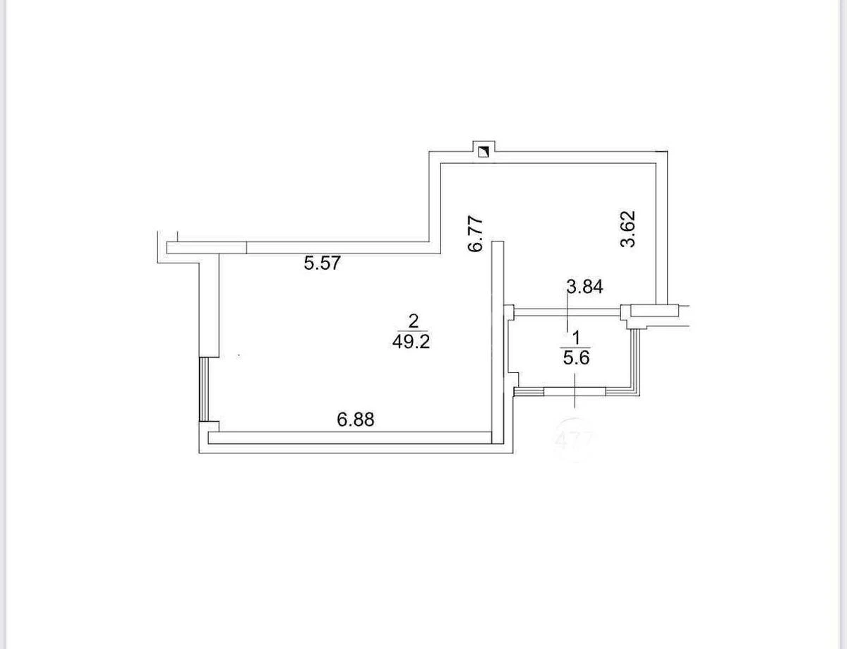 Trade object vul. Zvirynec'ka 72, 55m26620910