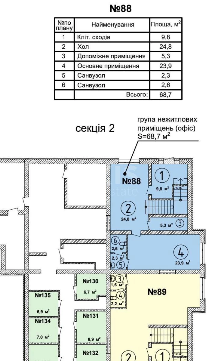 Service object vul. Metrologichna 58В, 68m2647913
